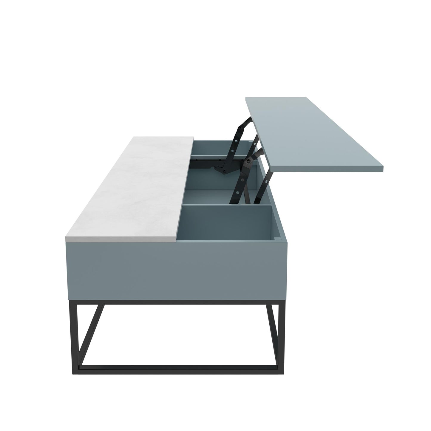 Perry Lift-Top Coffee Table - Powder Blue