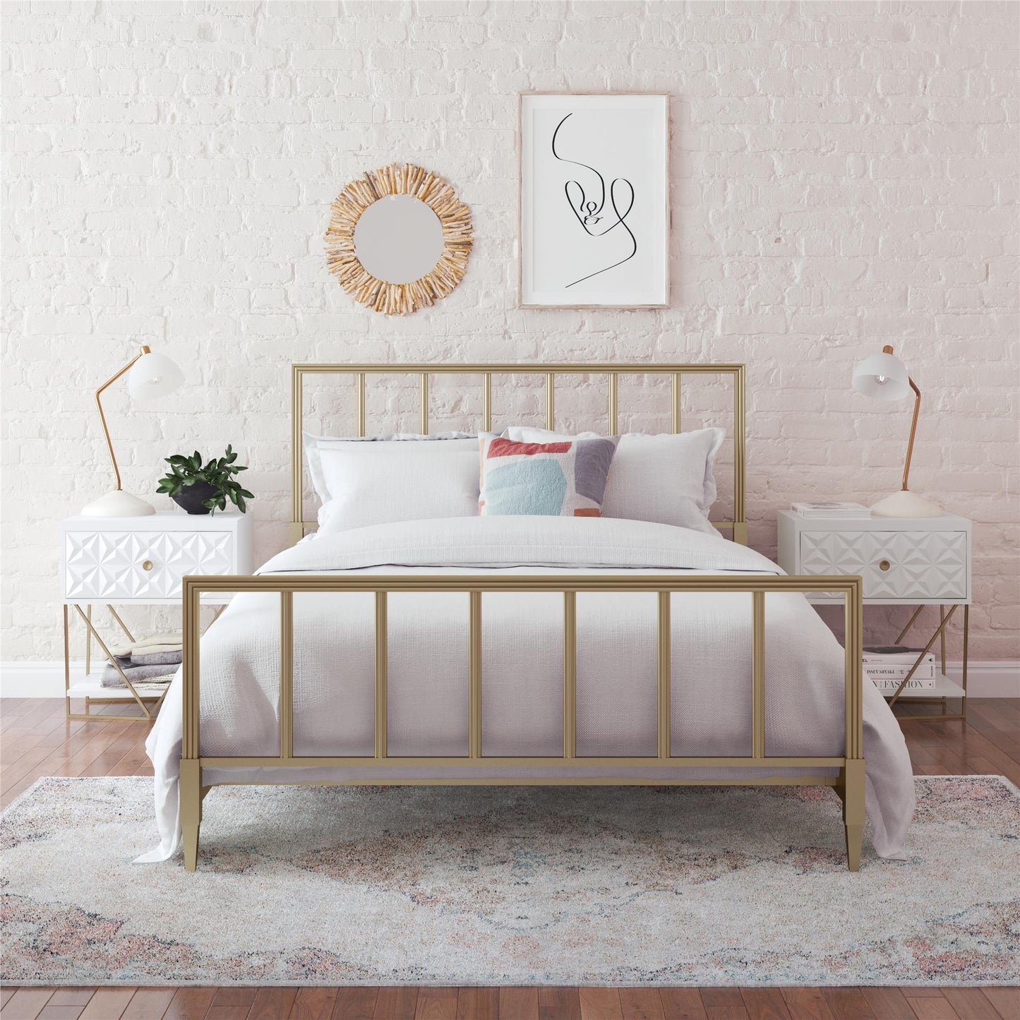 Blair Accent Table - White