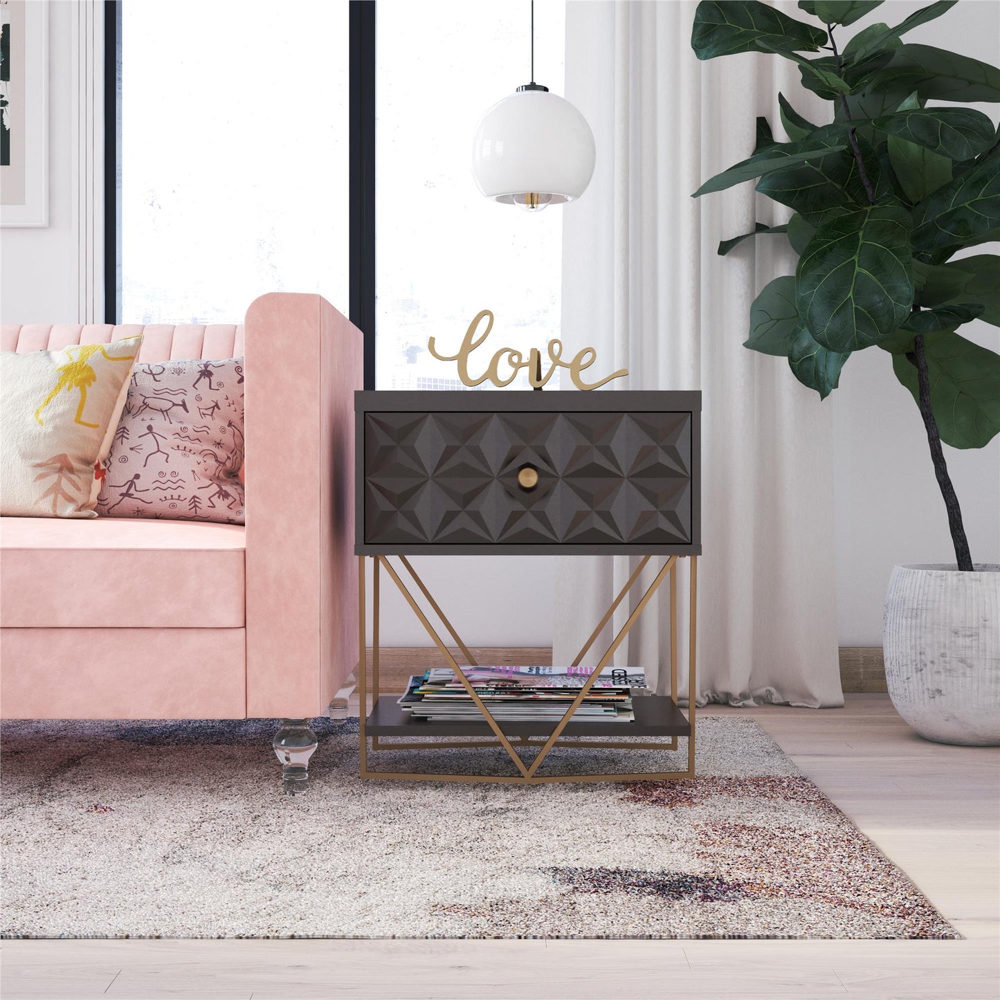 Blair Accent Table - Black