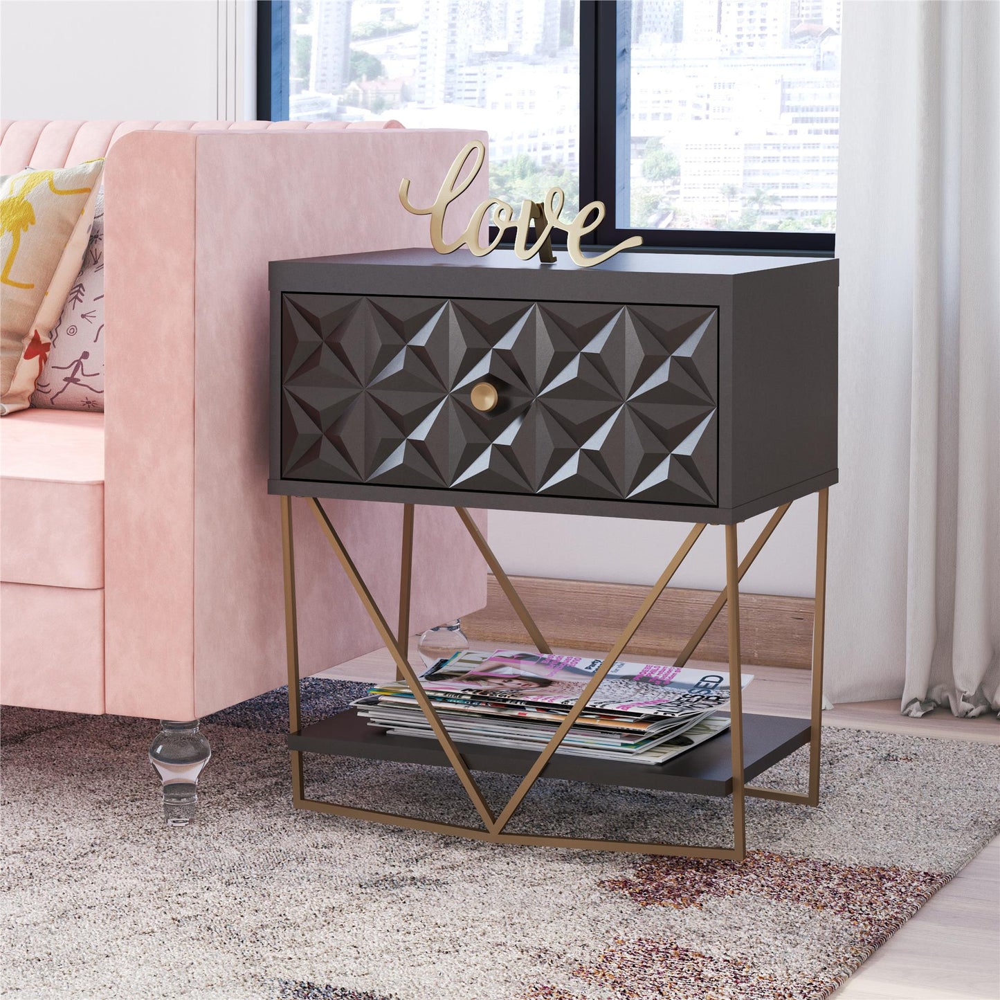 Blair Accent Table - Black