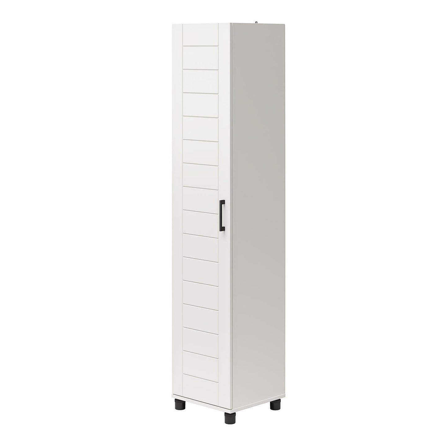 Loxley 16 In Wide 1 Door Shiplap Cabinet - White