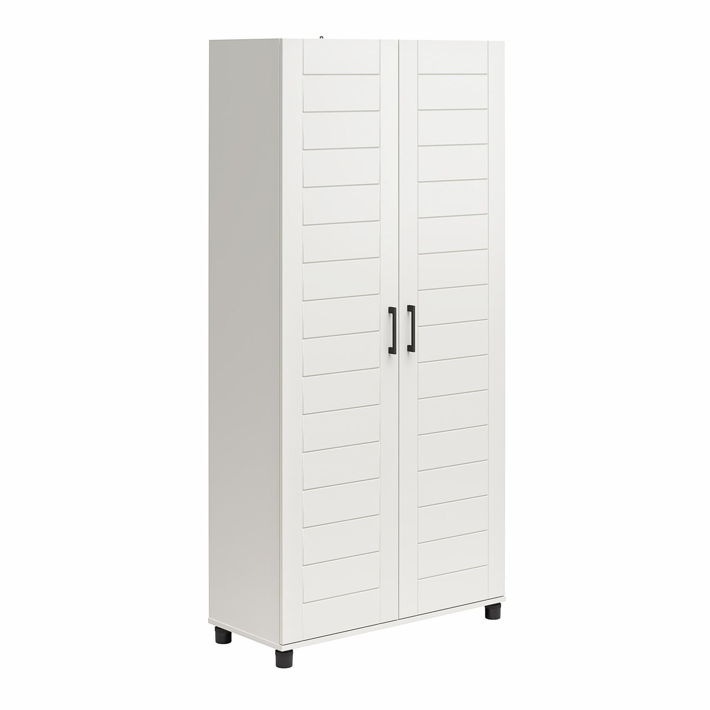 Loxley 36 In Wide 2 Door Shiplap Cabinet - White