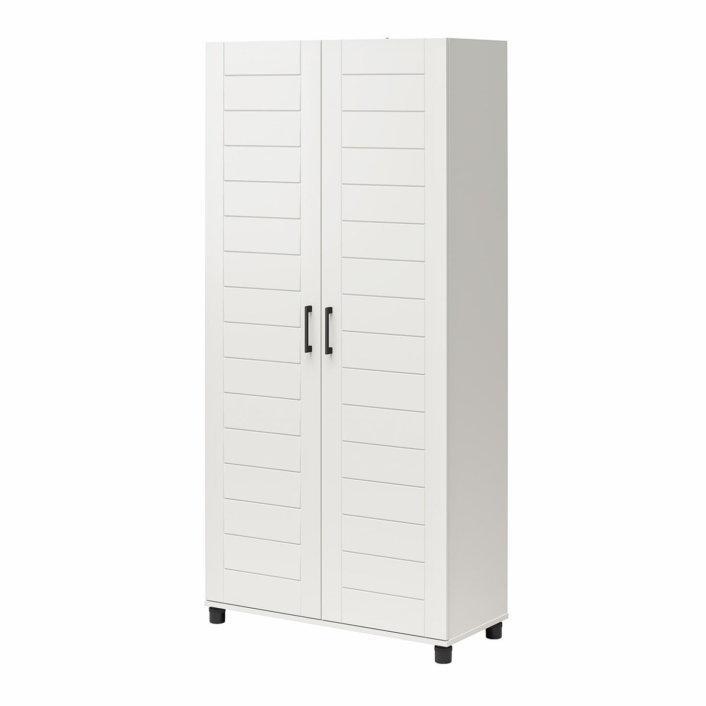 Loxley 36 In Wide 2 Door Shiplap Cabinet - White