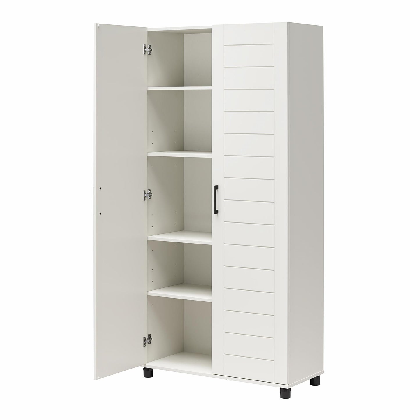 Loxley 36 In Wide 2 Door Shiplap Cabinet - White