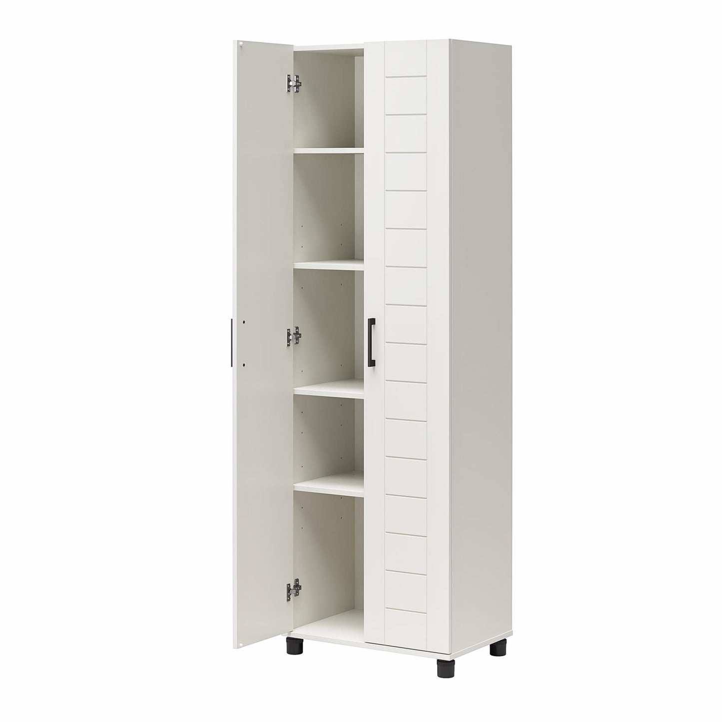 Loxley 24 In Wide 2 Door Shiplap Cabinet - White