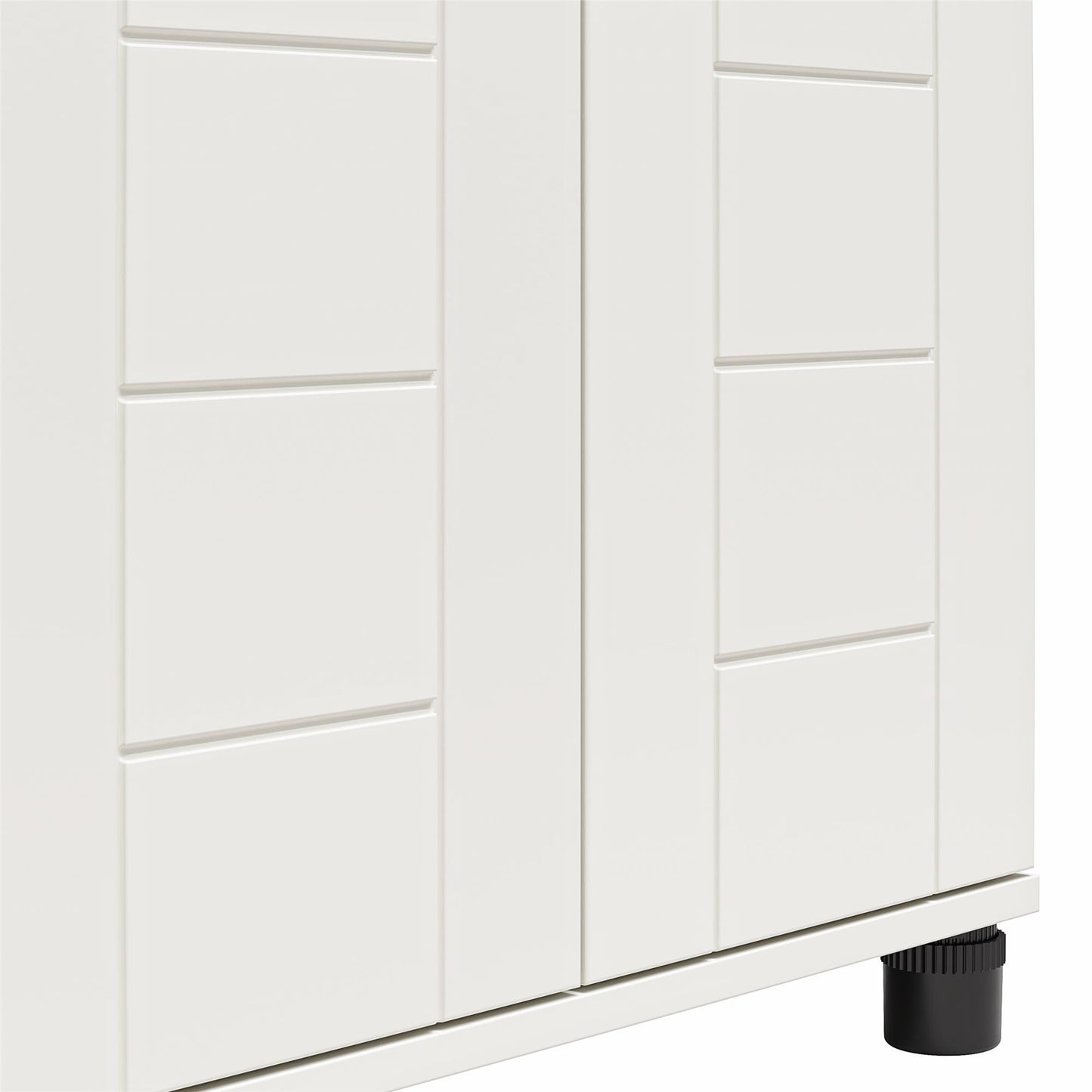 Loxley 24 In Wide 2 Door Shiplap Cabinet - White