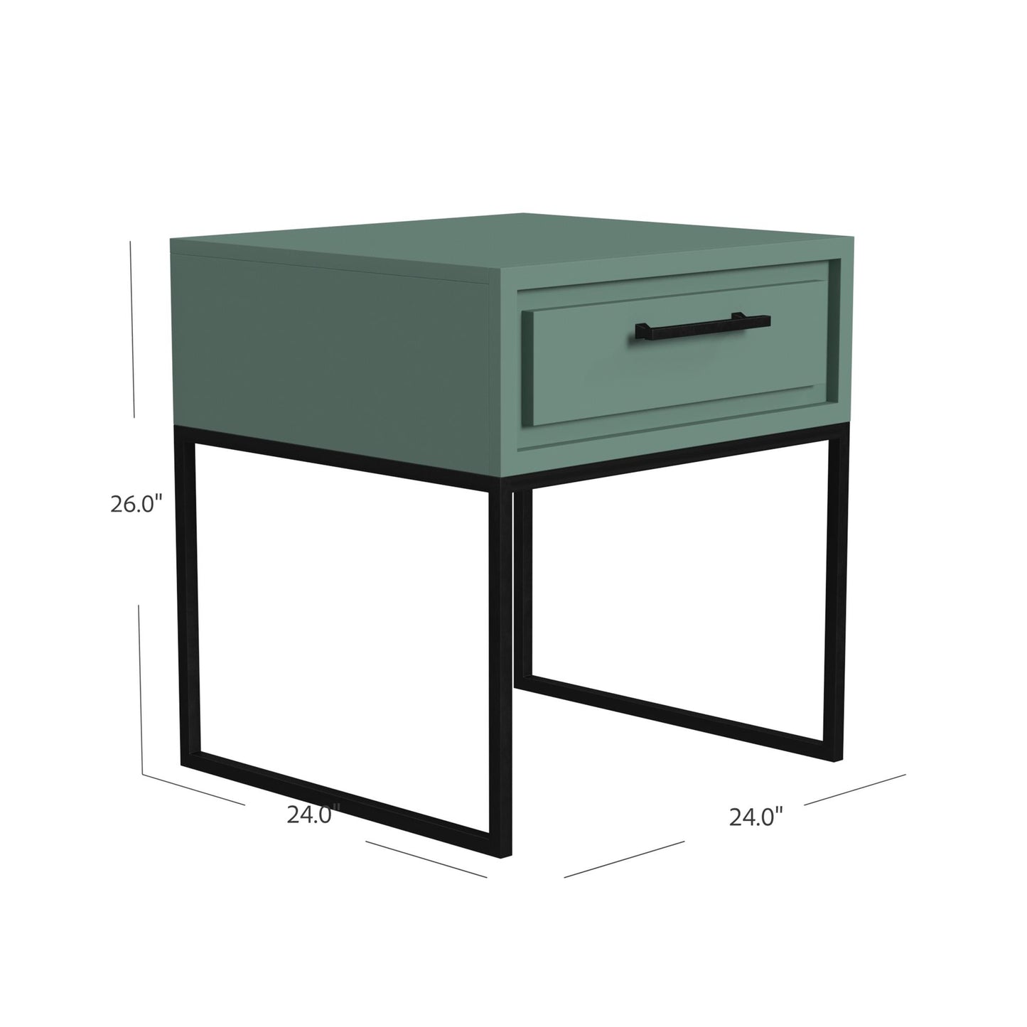 Perry End Table - Sage