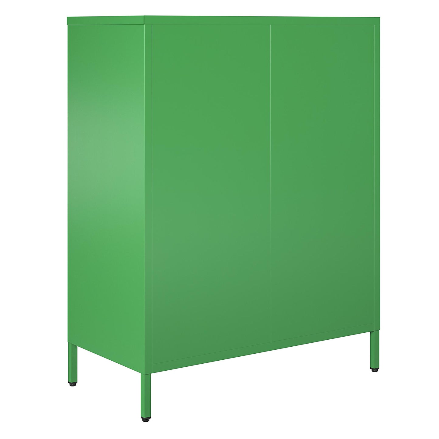Novogratz Channing 2 Door Accent Cabinet-Mesh Metal Locker - Kelly Green