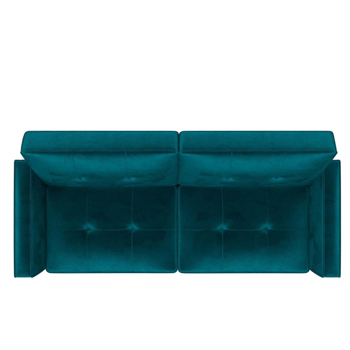 DHP Penelope Pin Tufted Futon, Green Velvet - Green