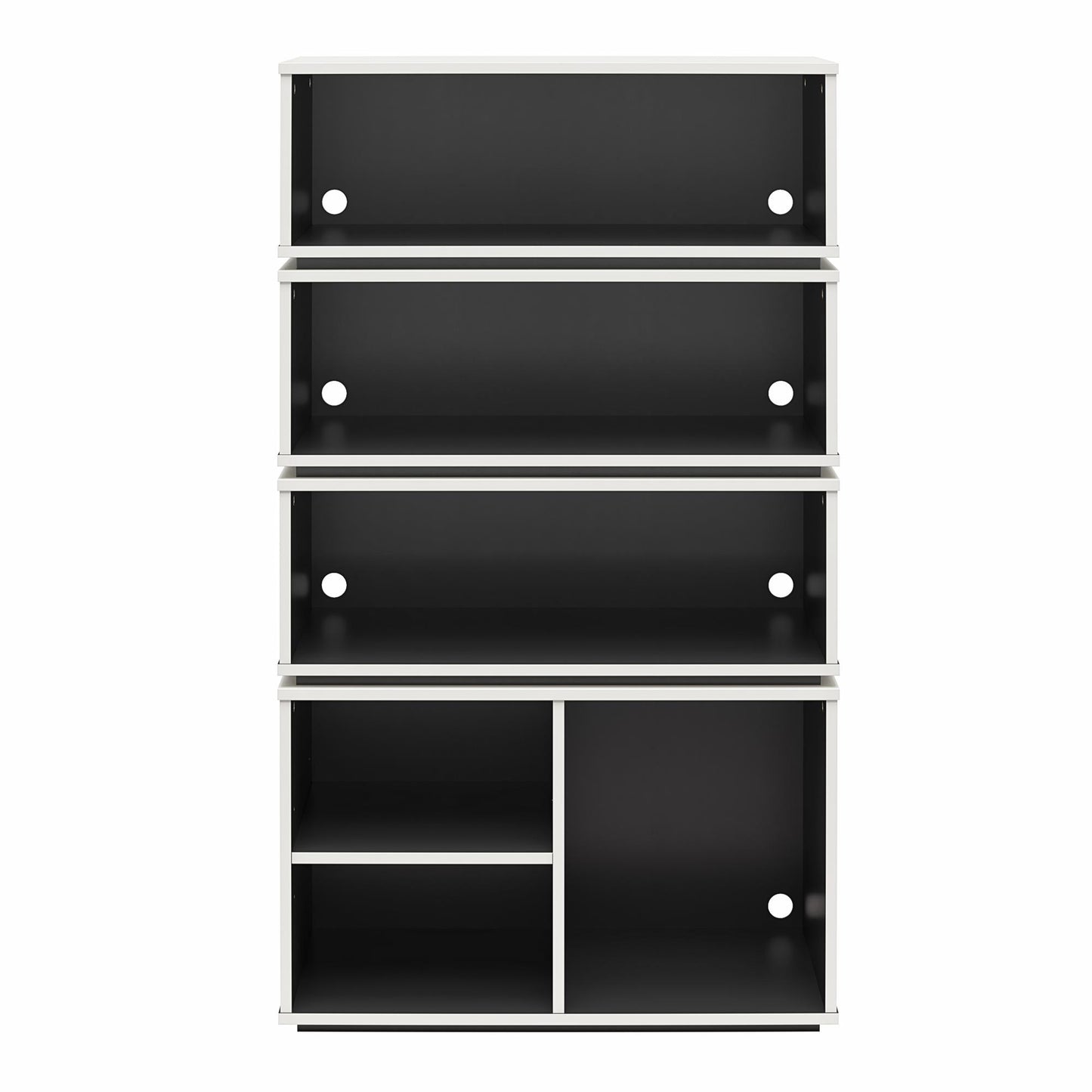 Shadow Gaming and Collectable Display Storage Bookcase - White