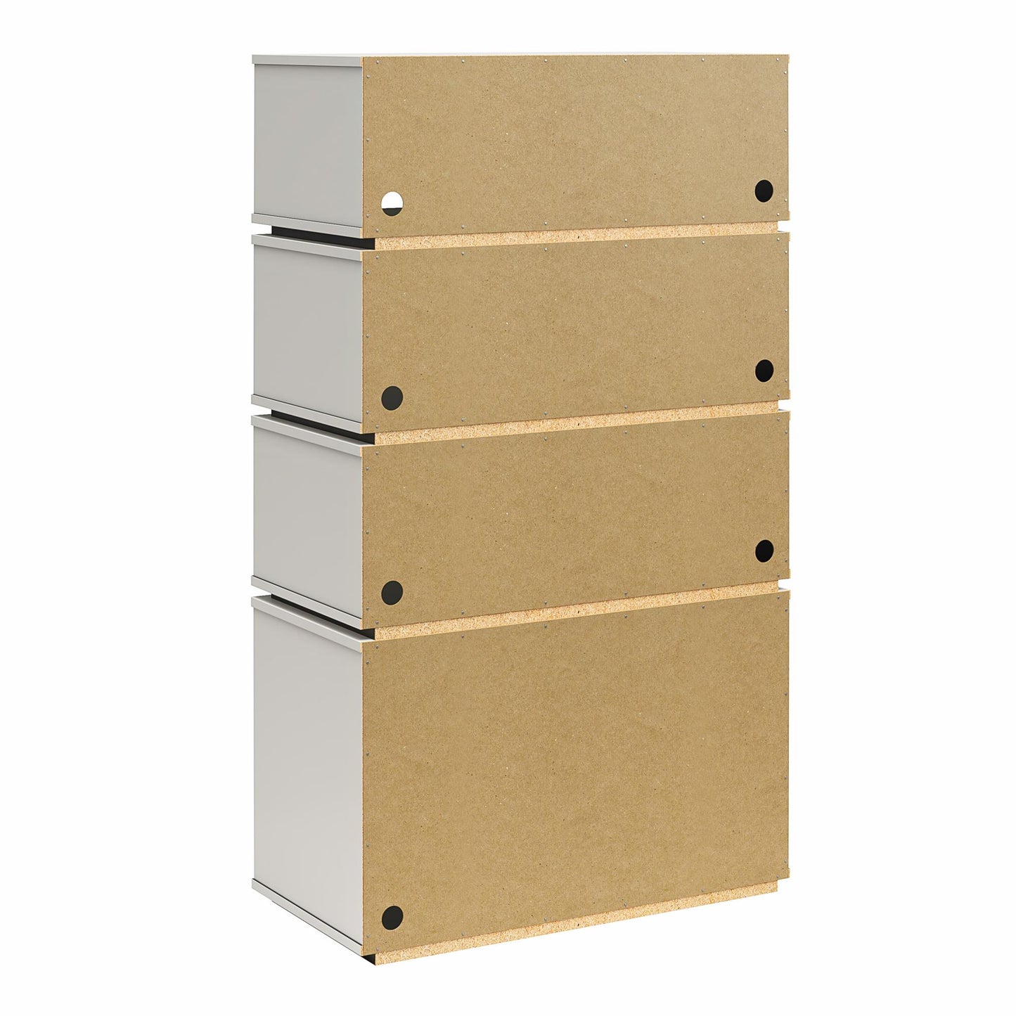 Shadow Gaming and Collectable Display Storage Bookcase - White