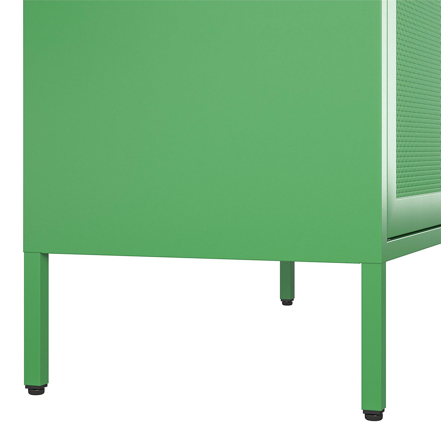 Novogratz Channing Tall 2 Door Storage Cabinet-Mesh Metal Locker - Kelly Green