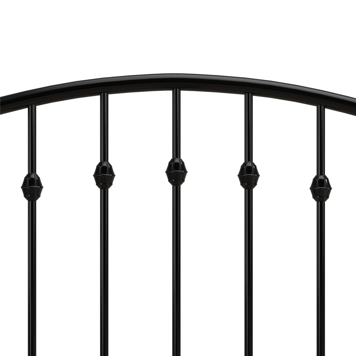 DHP Narla Metal Platform Bed Frame, Full, Black - Black - Full