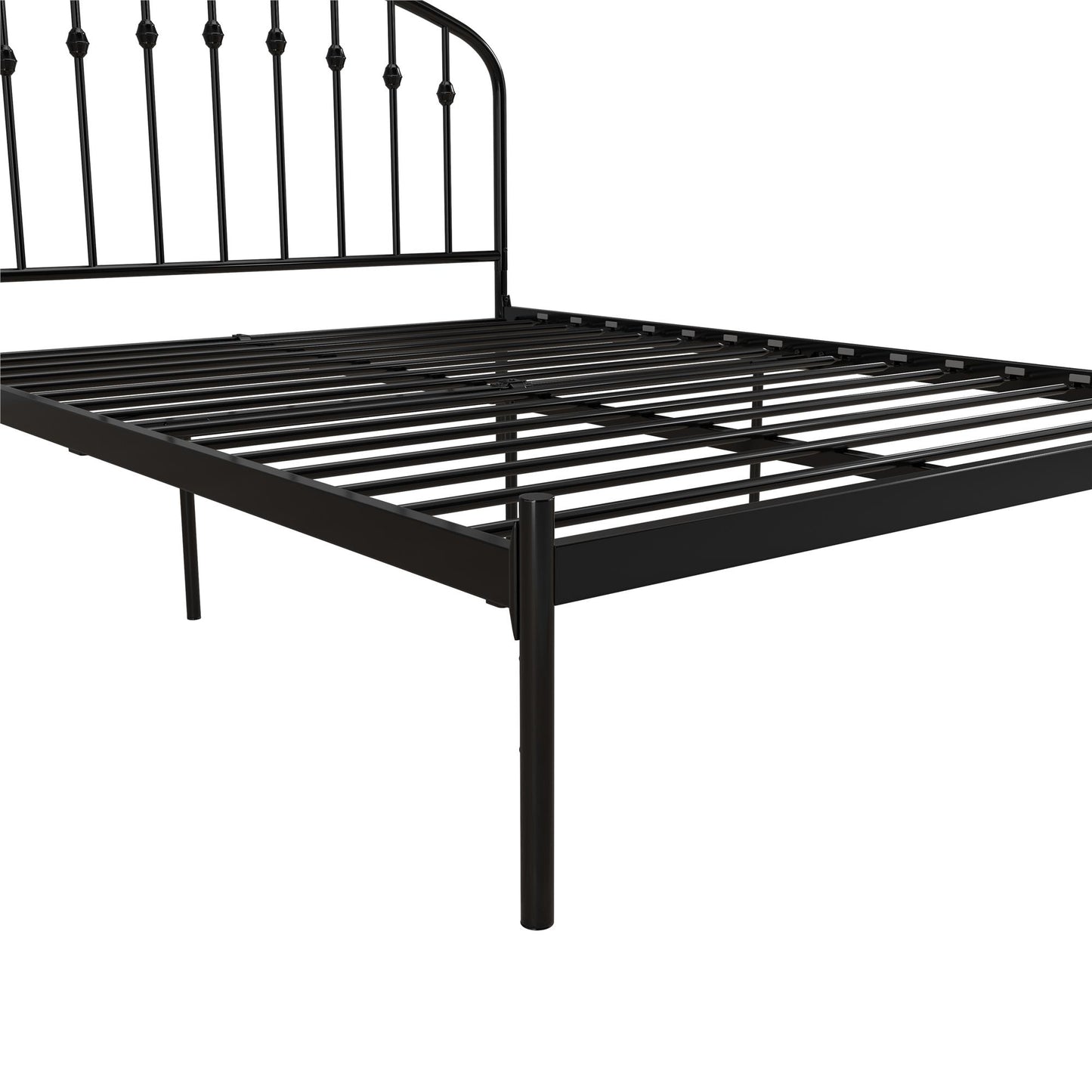 DHP Narla Metal Platform Bed Frame, Full, Black - Black - Full