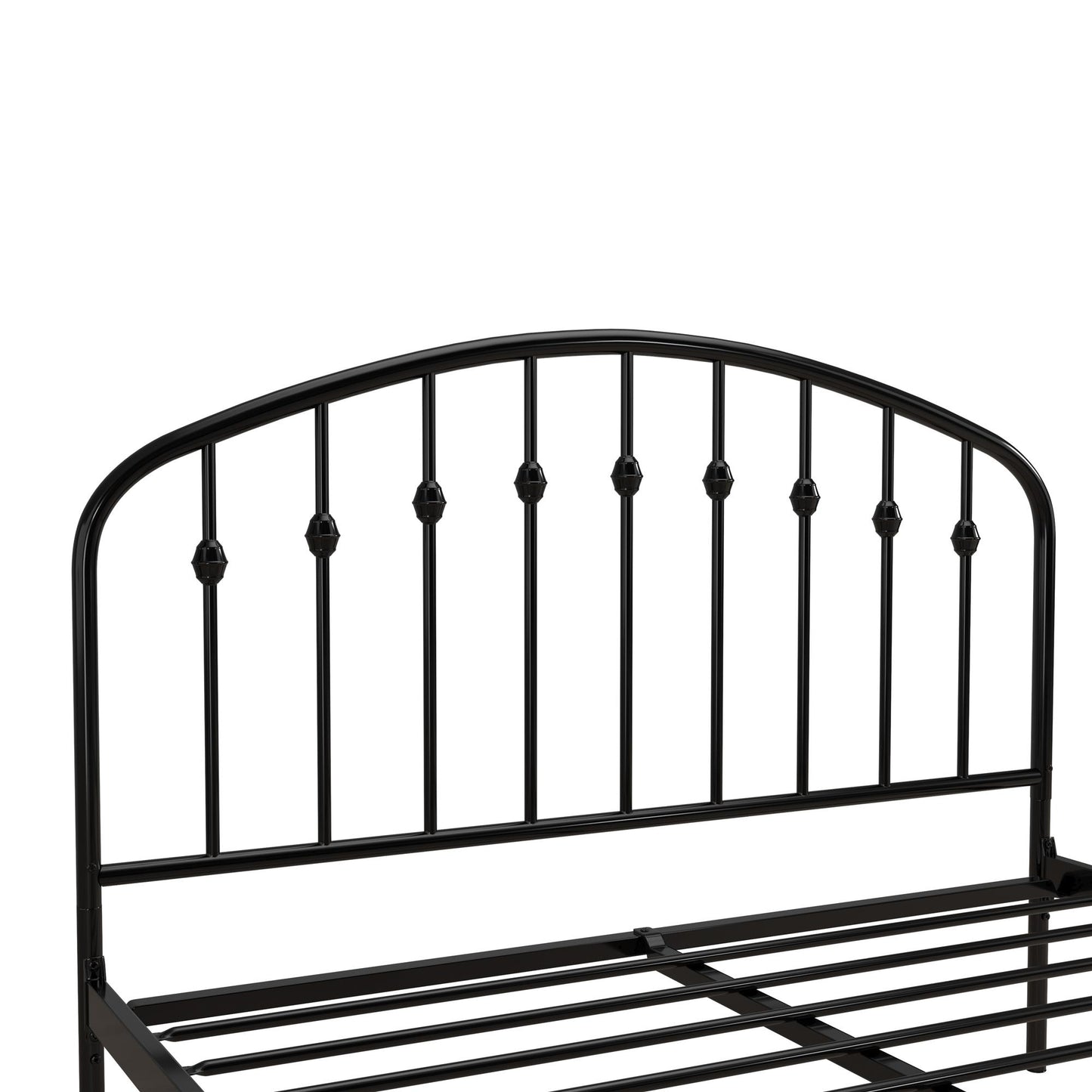 DHP Narla Metal Platform Bed Frame, Full, Black - Black - Full