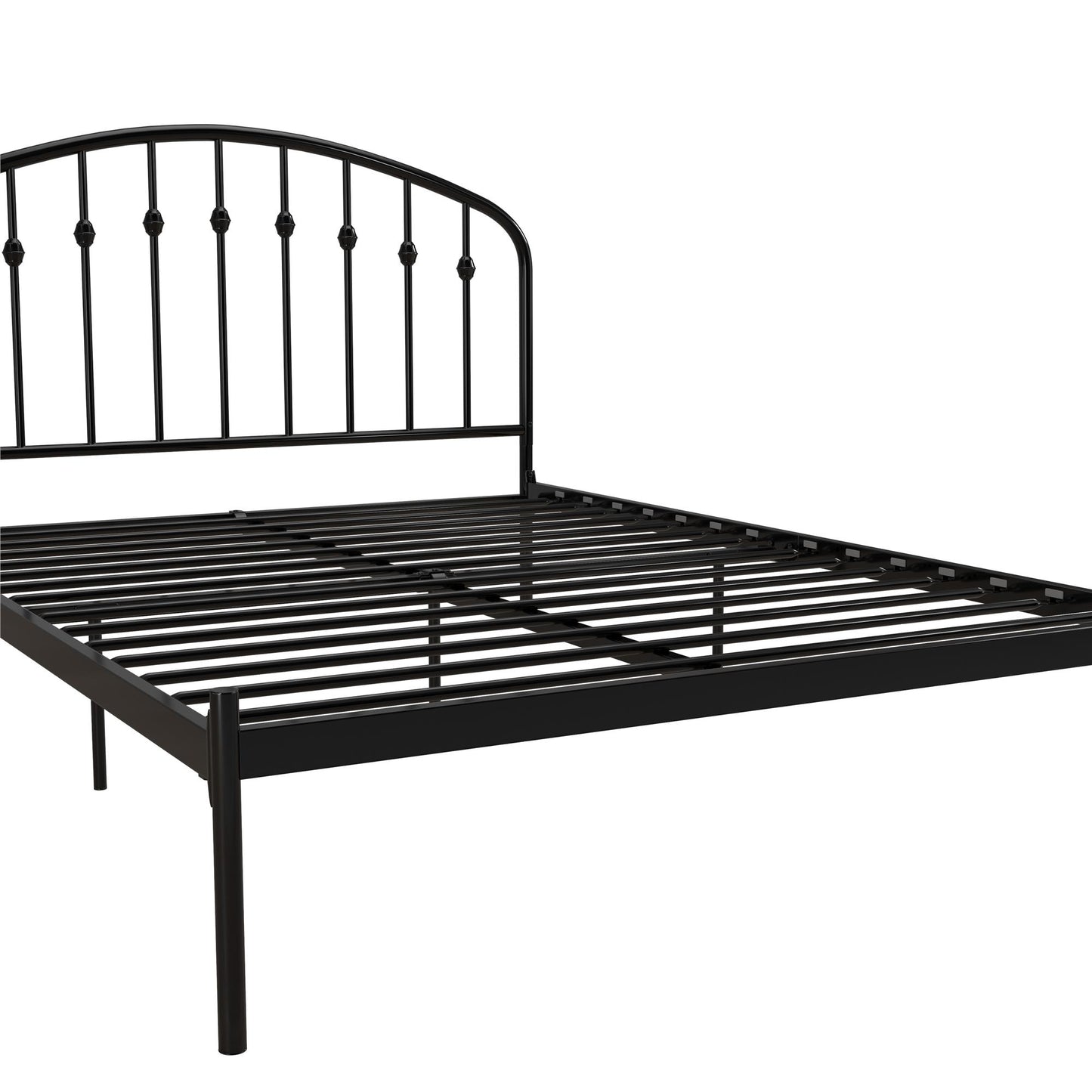 DHP Narla Metal Platform Bed Frame, Full, Black - Black - Full