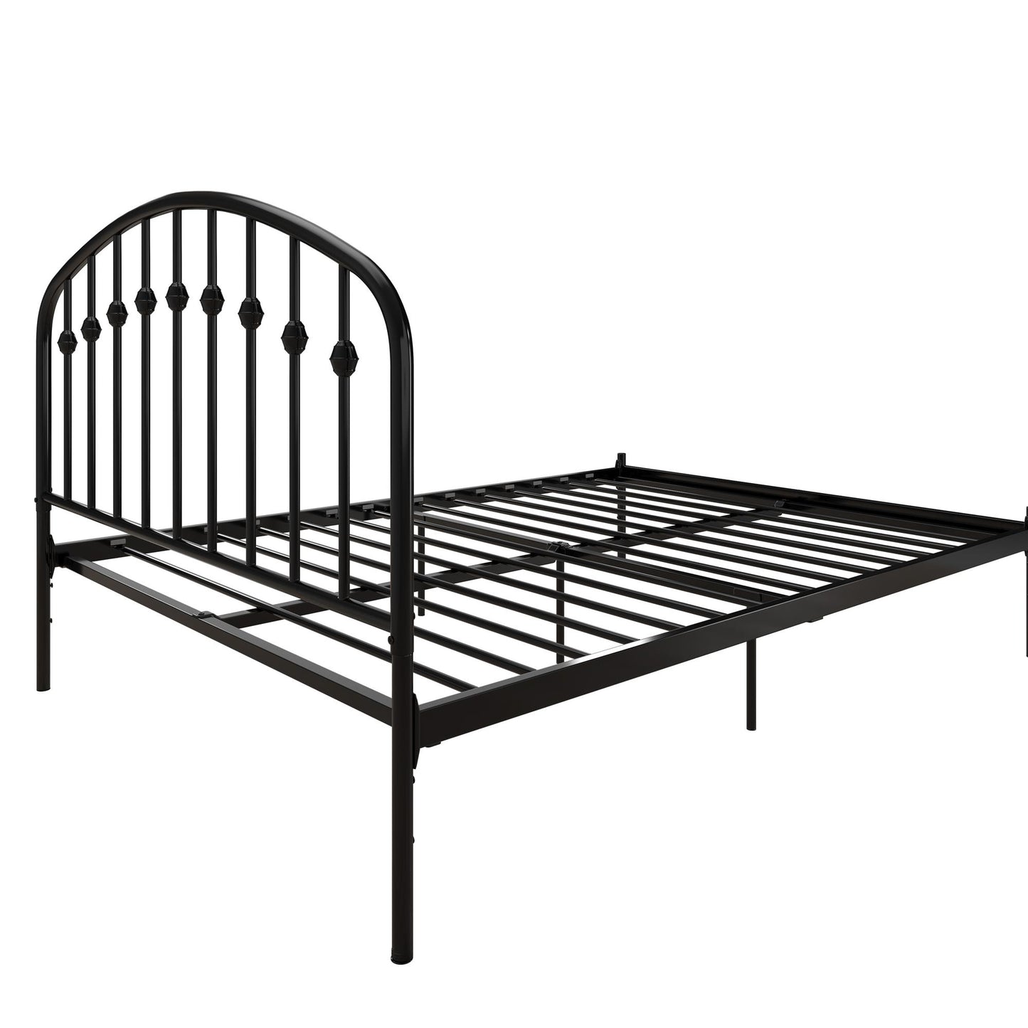 DHP Narla Metal Platform Bed Frame, Full, Black - Black - Full