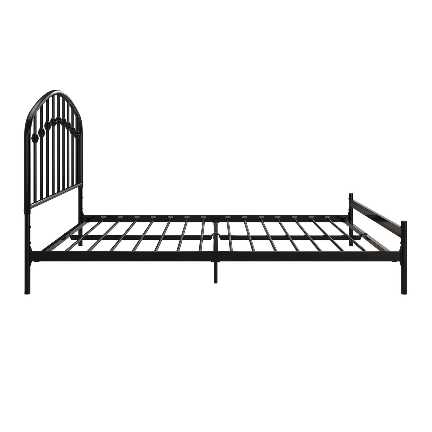 DHP Narla Metal Platform Bed Frame, Full, Black - Black - Full