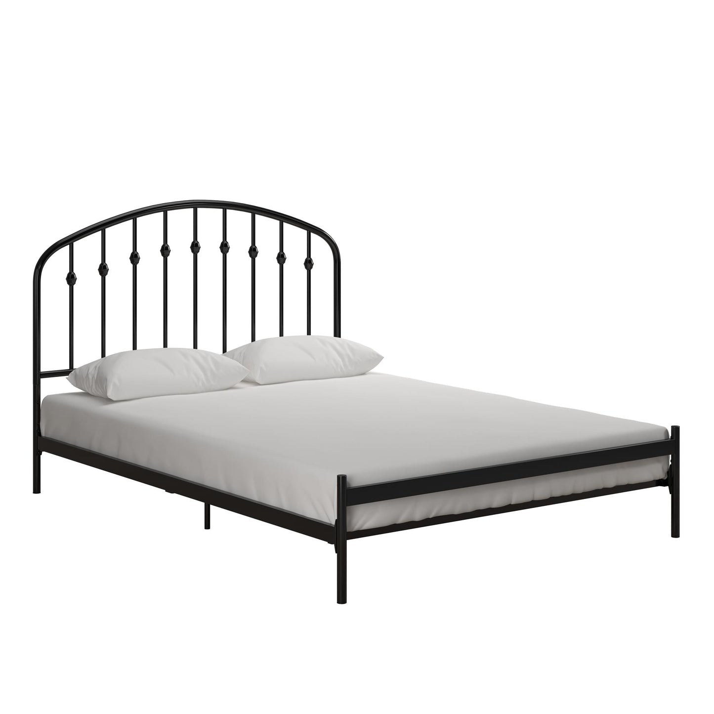 DHP Narla Metal Platform Bed Frame, Full, Black - Black - Full