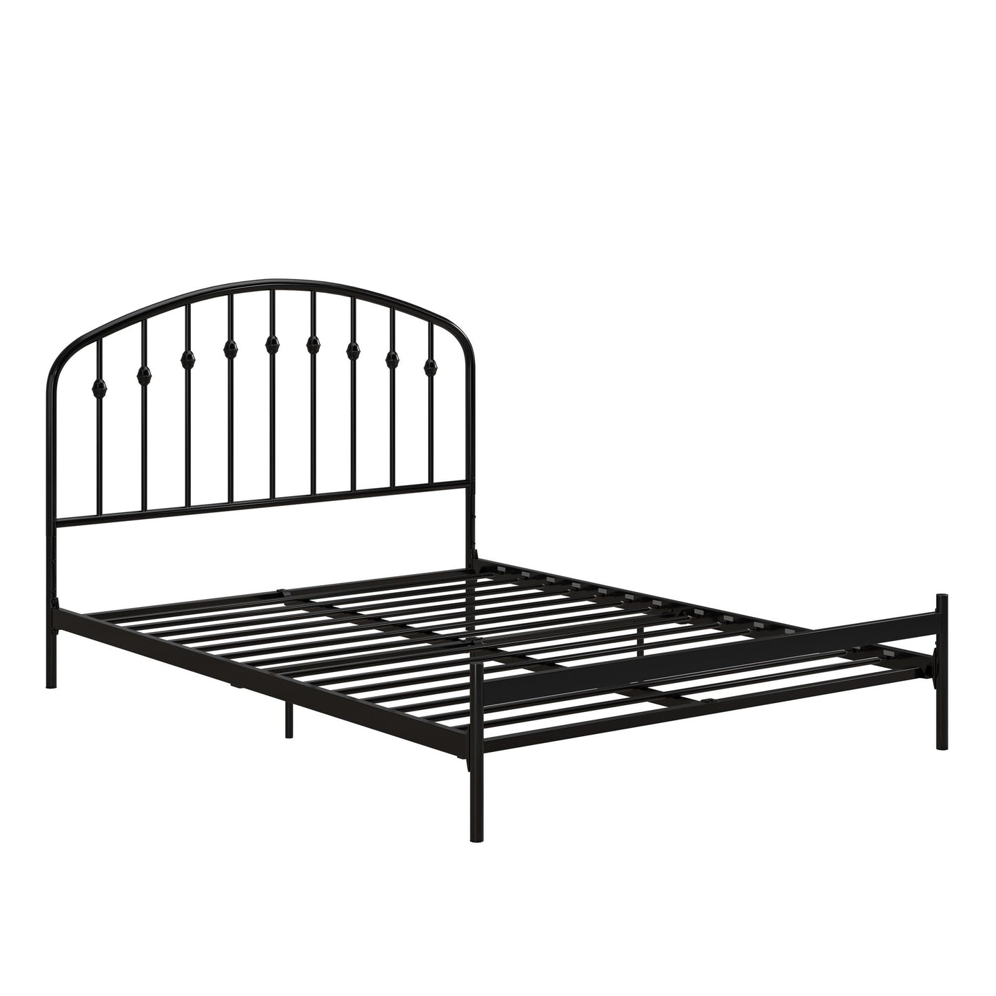 DHP Narla Metal Platform Bed Frame, Full, Black - Black - Full