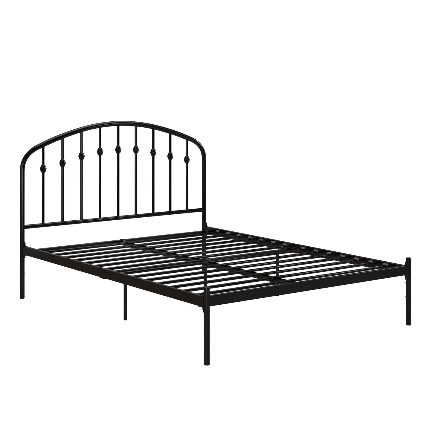 DHP Narla Metal Platform Bed Frame, Full, Black - Black - Full
