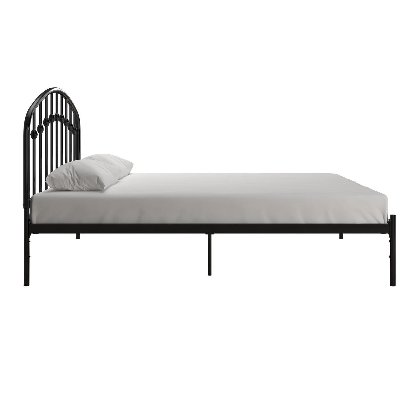 DHP Narla Metal Platform Bed Frame, Full, Black - Black - Full