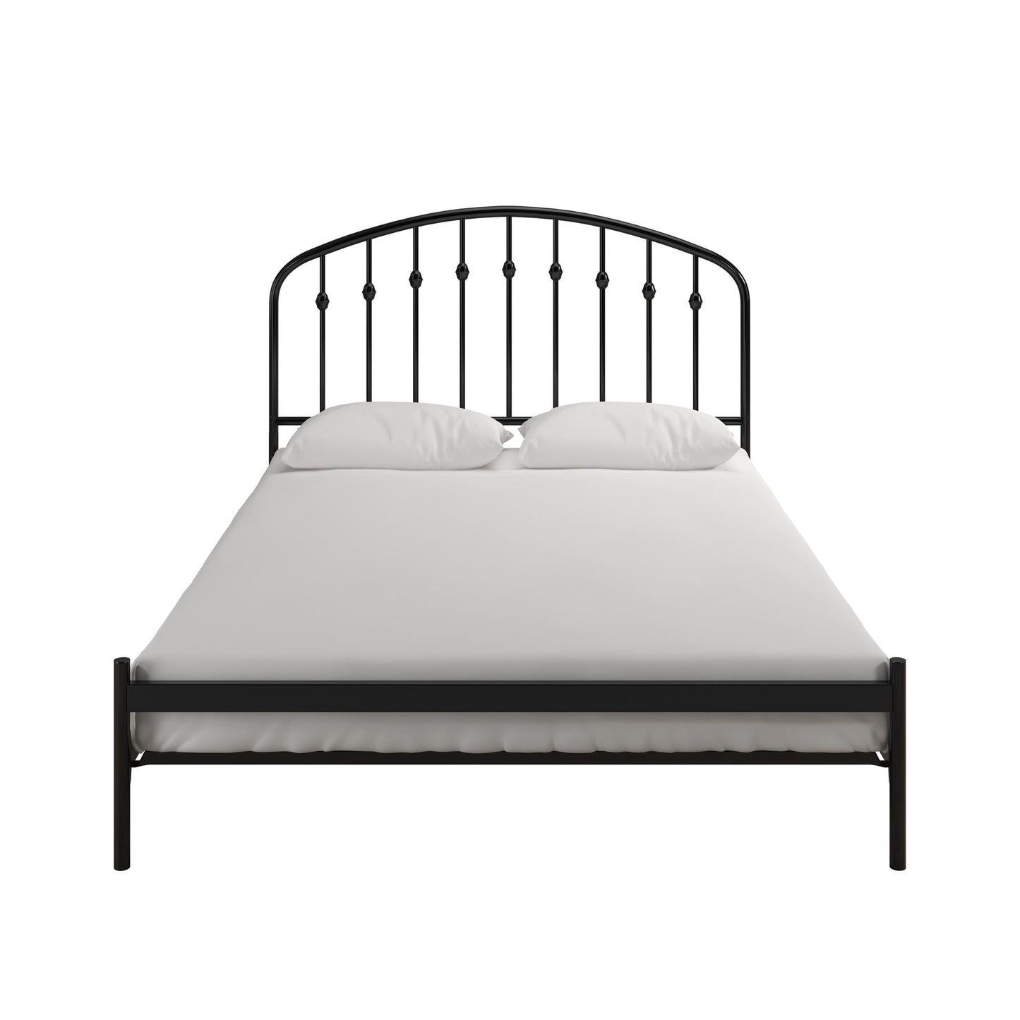 DHP Narla Metal Platform Bed Frame, Full, Black - Black - Full