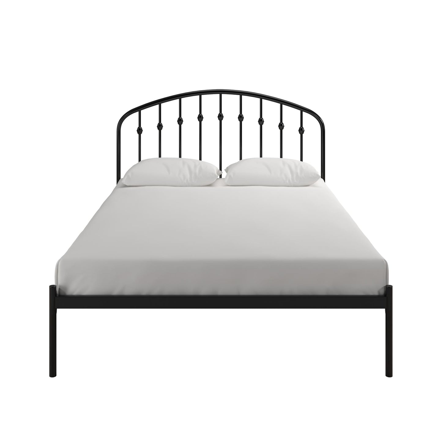 DHP Narla Metal Platform Bed Frame, Full, Black - Black - Full