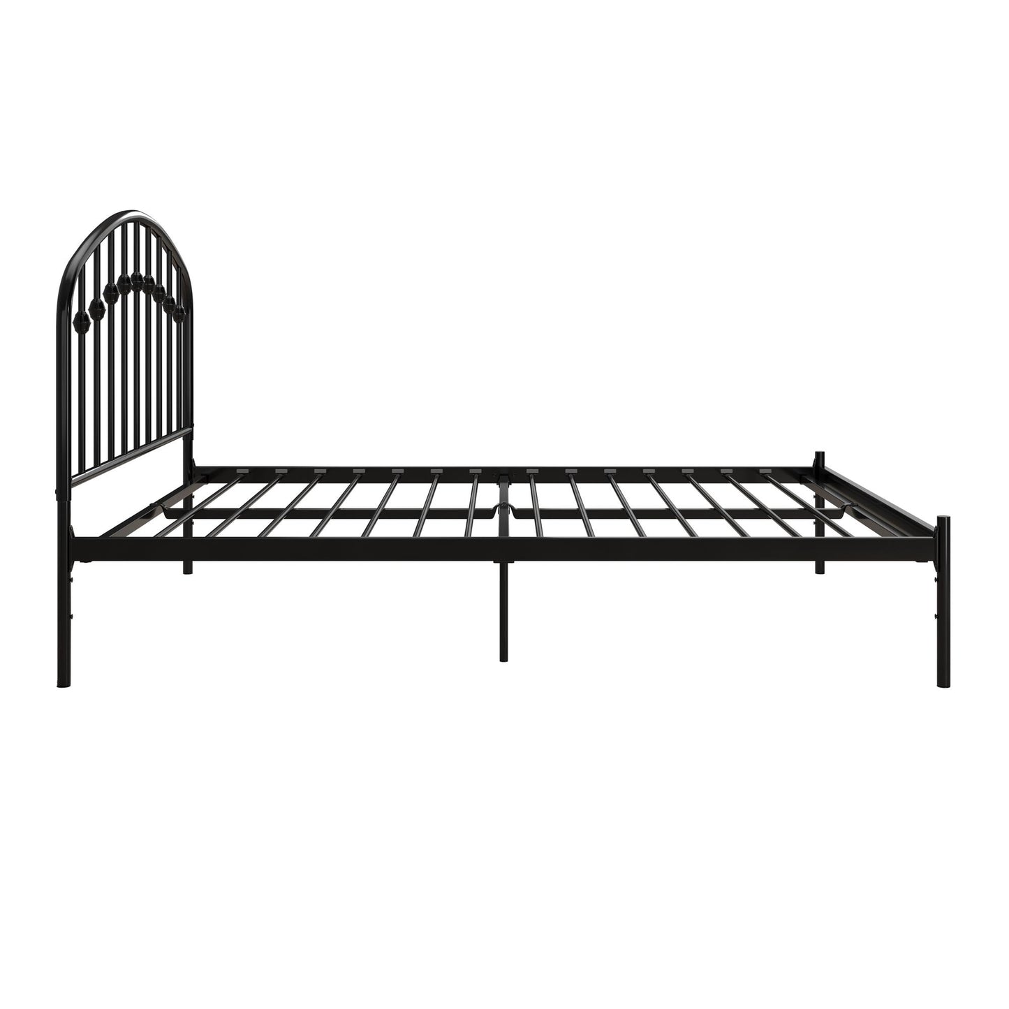 DHP Narla Metal Platform Bed Frame, Full, Black - Black - Full