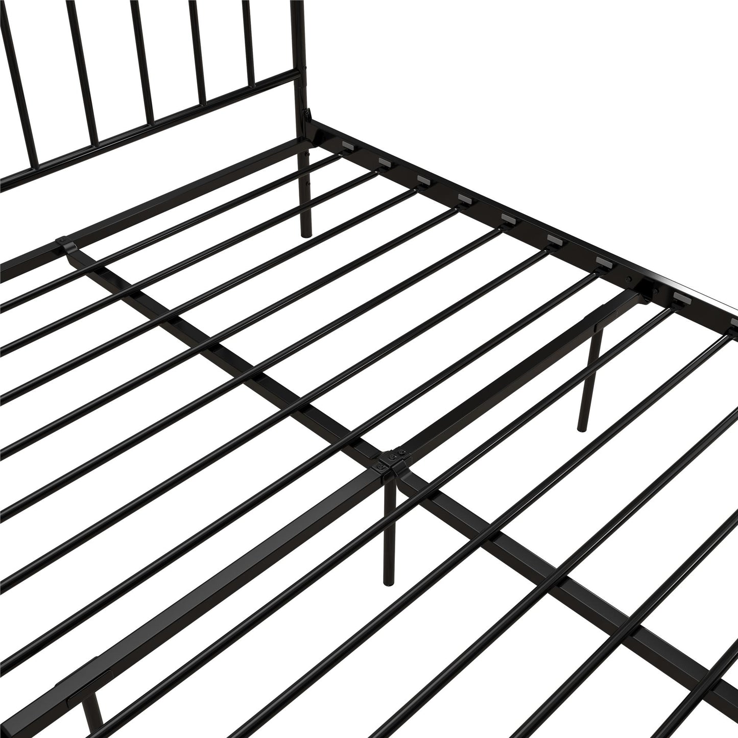 DHP Narla Metal Platform Bed Frame, Full, Black - Black - Full