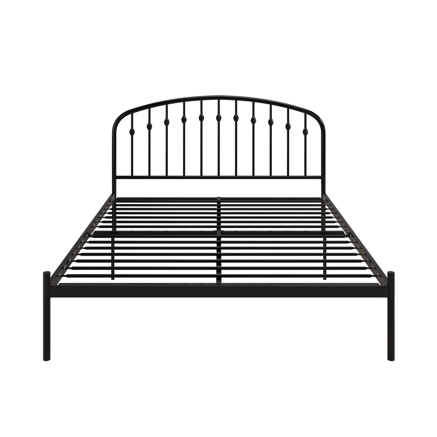 DHP Narla Metal Platform Bed Frame, Queen, Black - Black - Queen