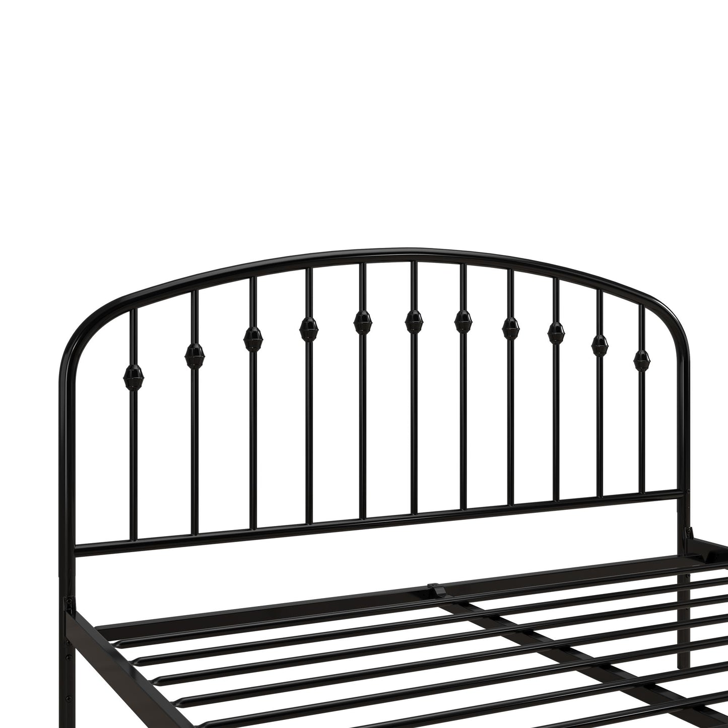DHP Narla Metal Platform Bed Frame, Queen, Black - Black - Queen