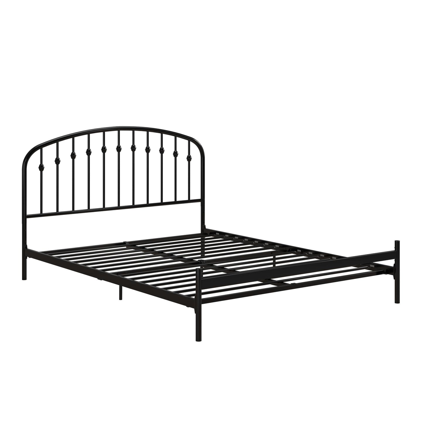 DHP Narla Metal Platform Bed Frame, Queen, Black - Black - Queen