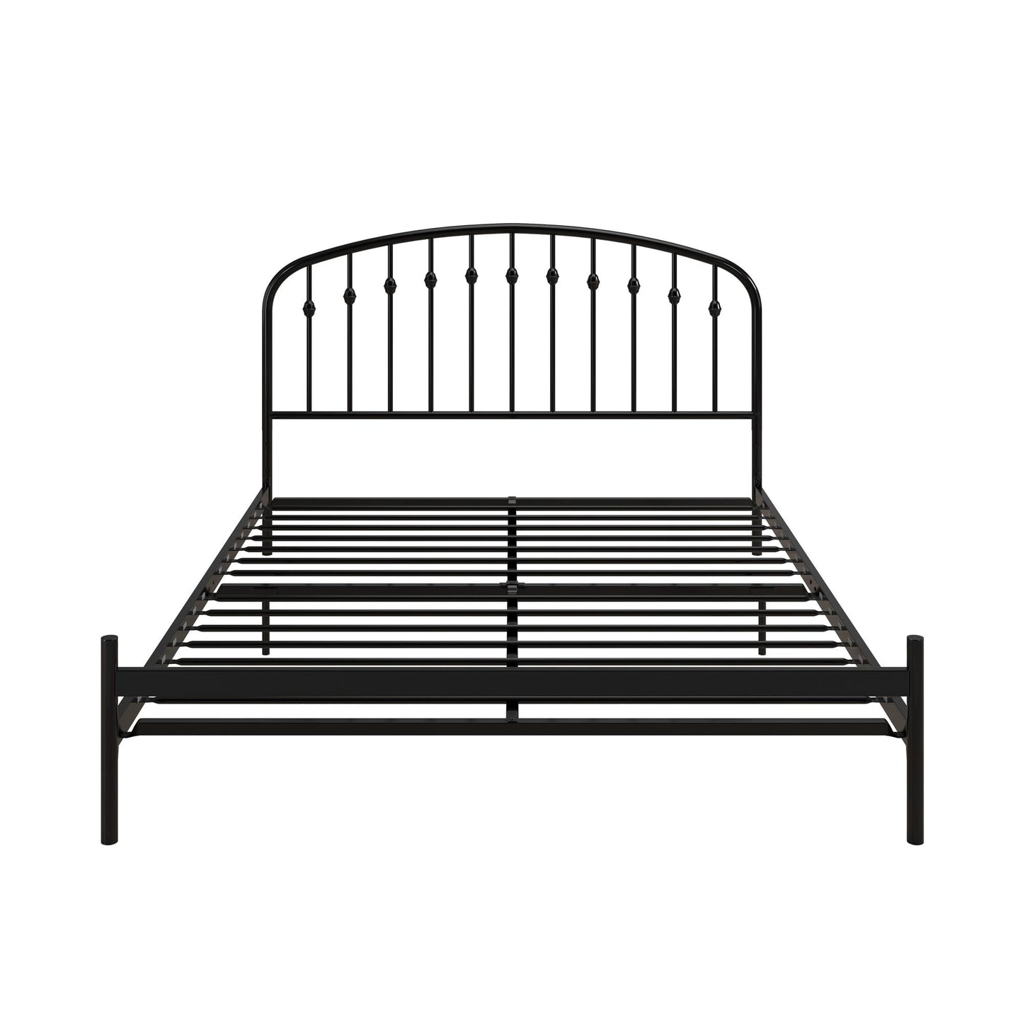 DHP Narla Metal Platform Bed Frame, Queen, Black - Black - Queen