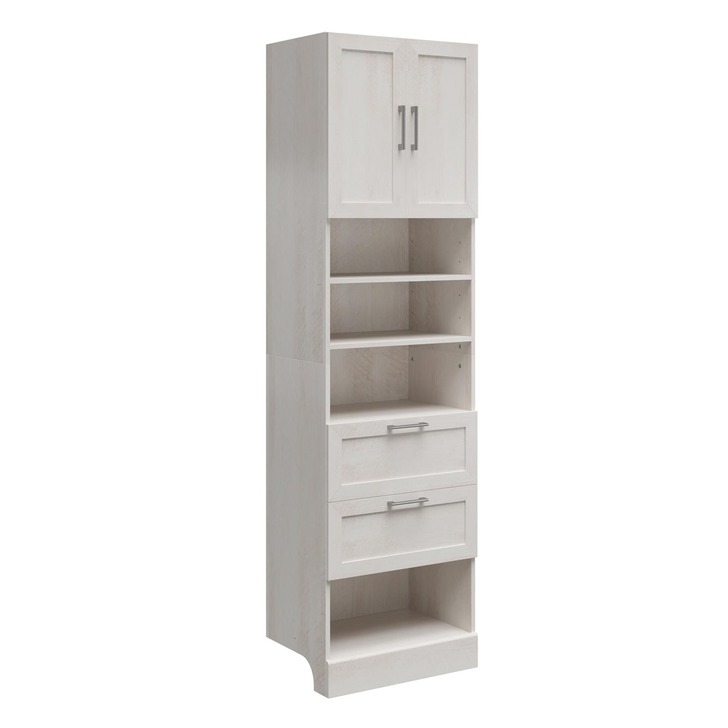 Elba 2 Door 2 Drawer Modular Closest Unit - Ivory Oak