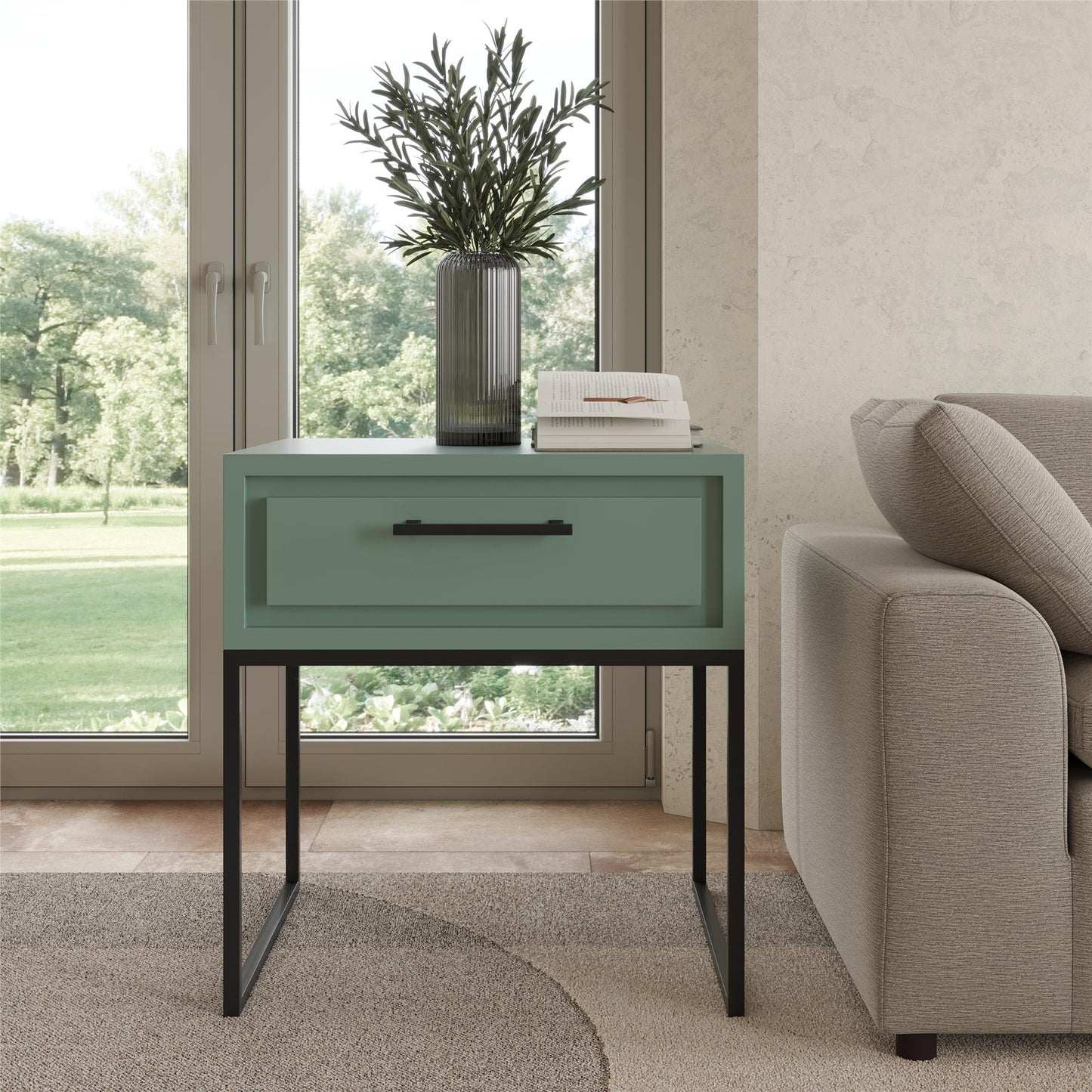 Perry End Table - Sage