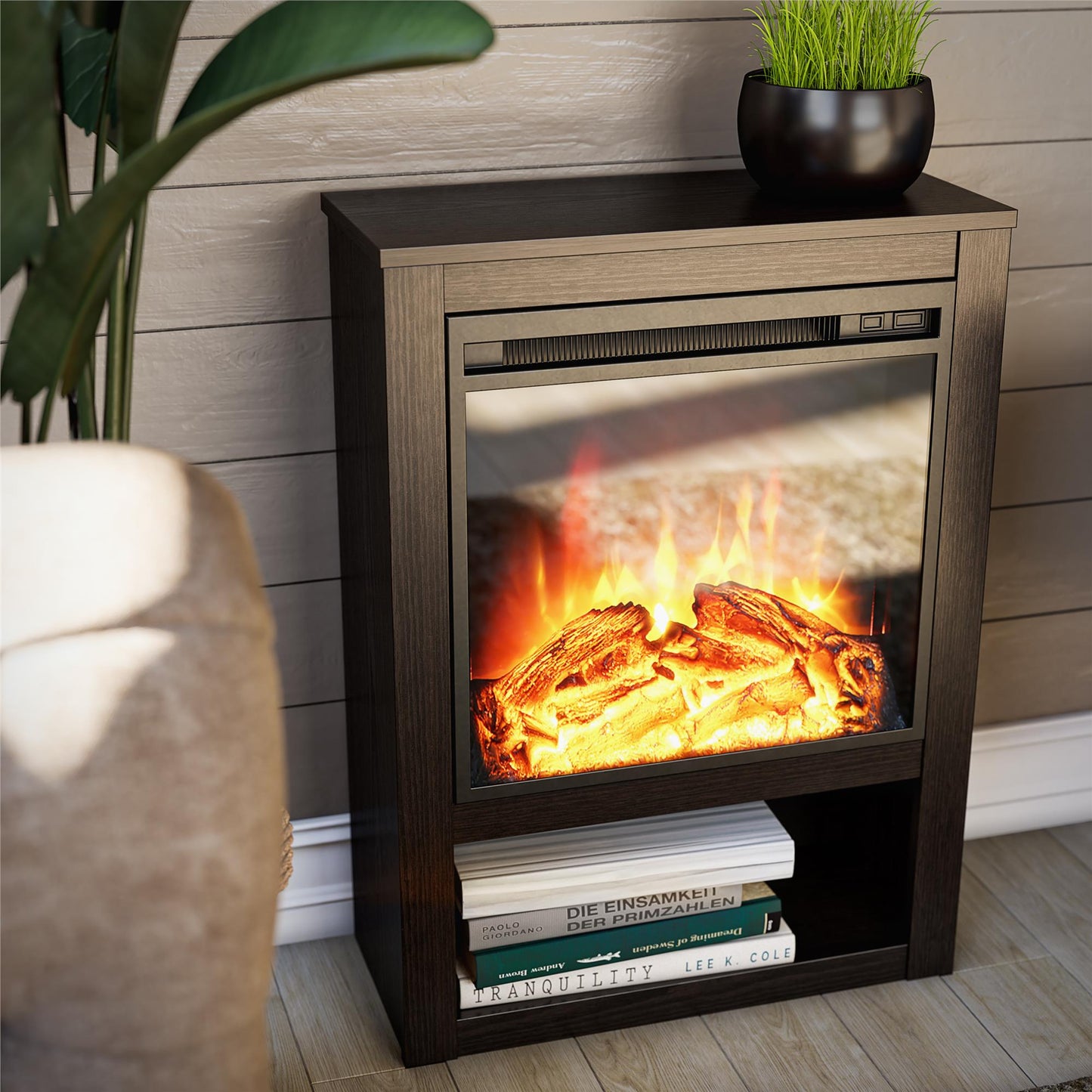 Clermont Fireplace Mantel - Espresso