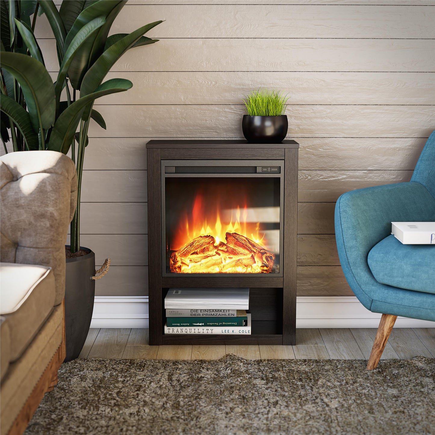 Clermont Fireplace Mantel - Espresso