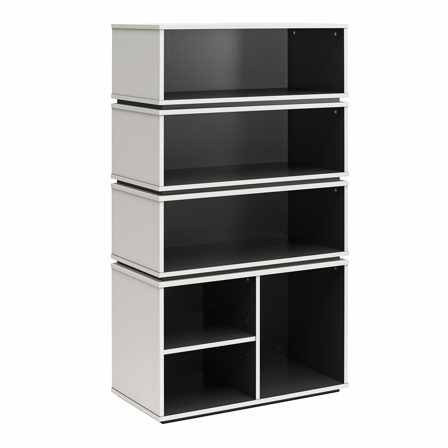 Shadow Gaming and Collectable Display Storage Bookcase - White