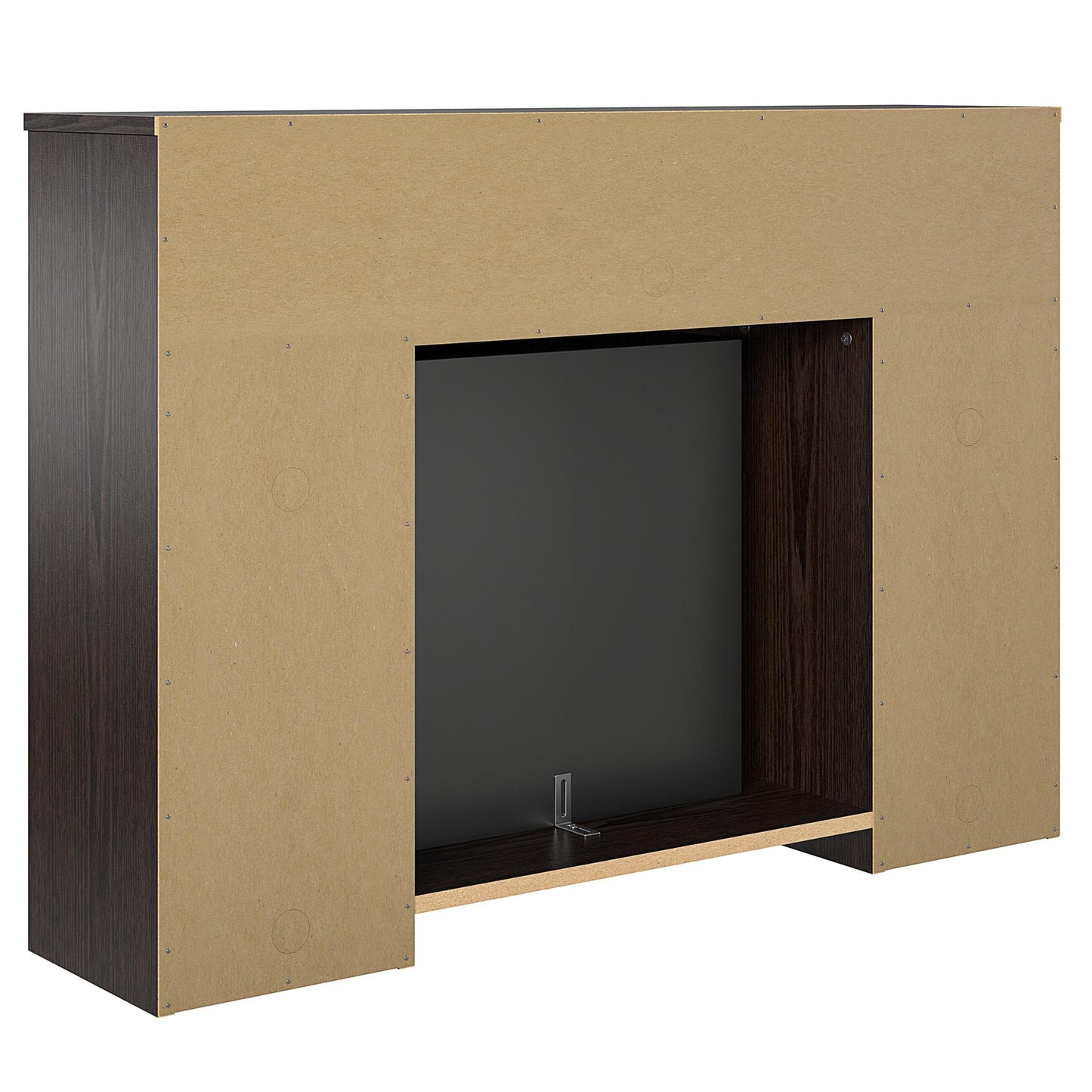 Alwick Mantel with Electric Fireplace - Espresso