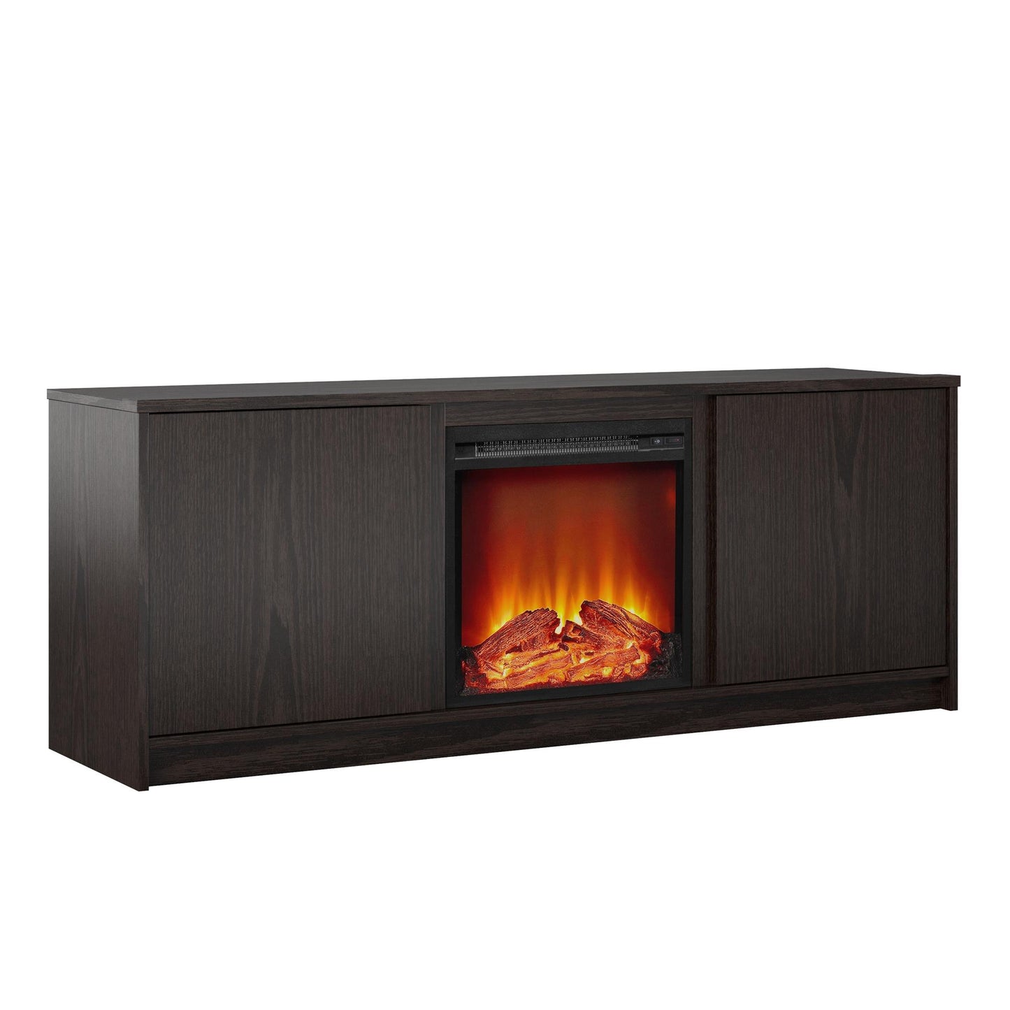 Bartow Electric Fireplace TV Stand - Espresso