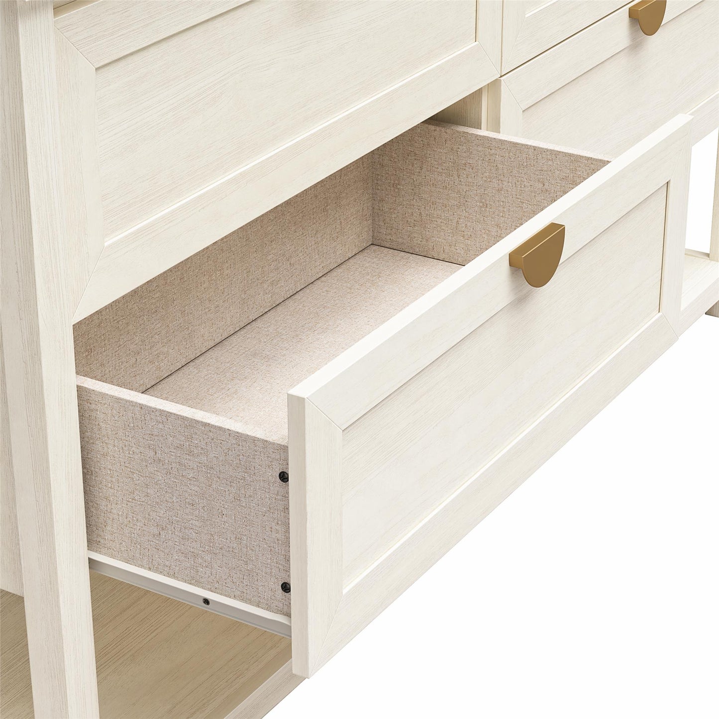 Primrose Wide Dresser - Ivory Oak