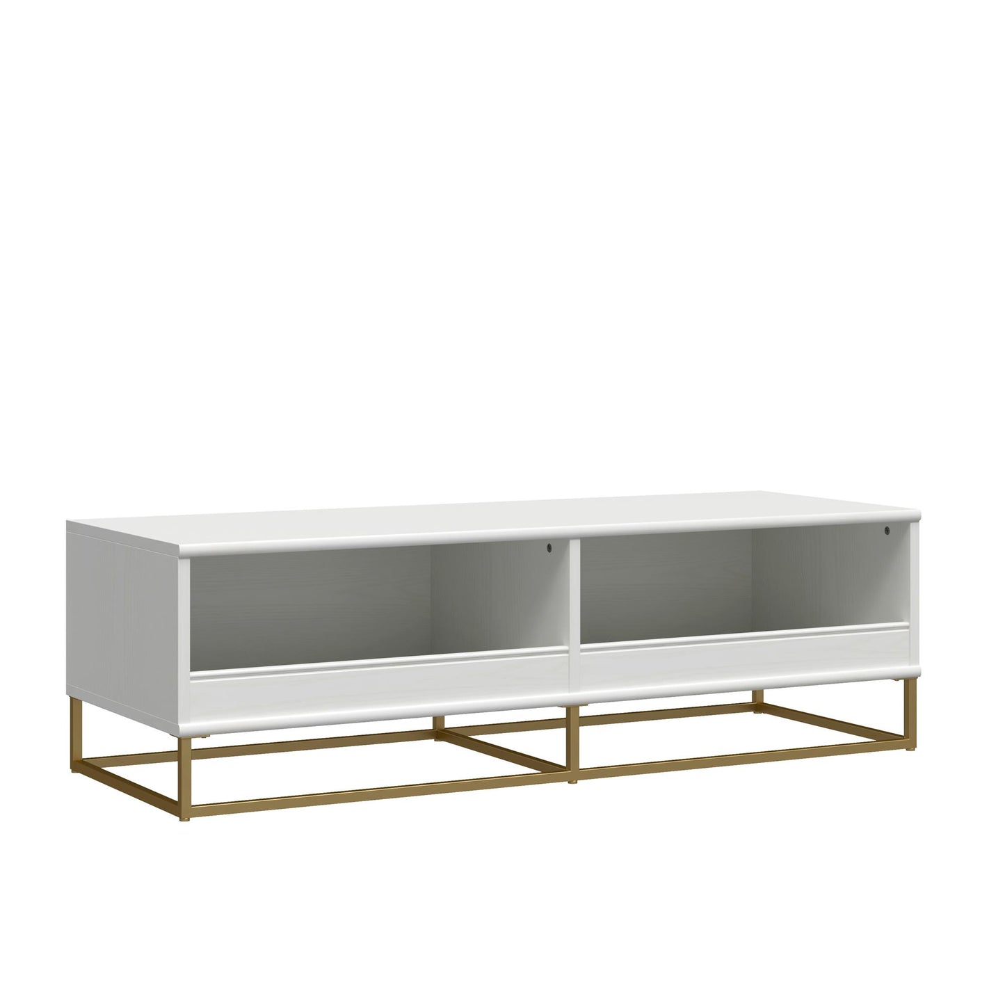 Charlie Kids TV Stand with Open Storage for TVs up to 60in - White