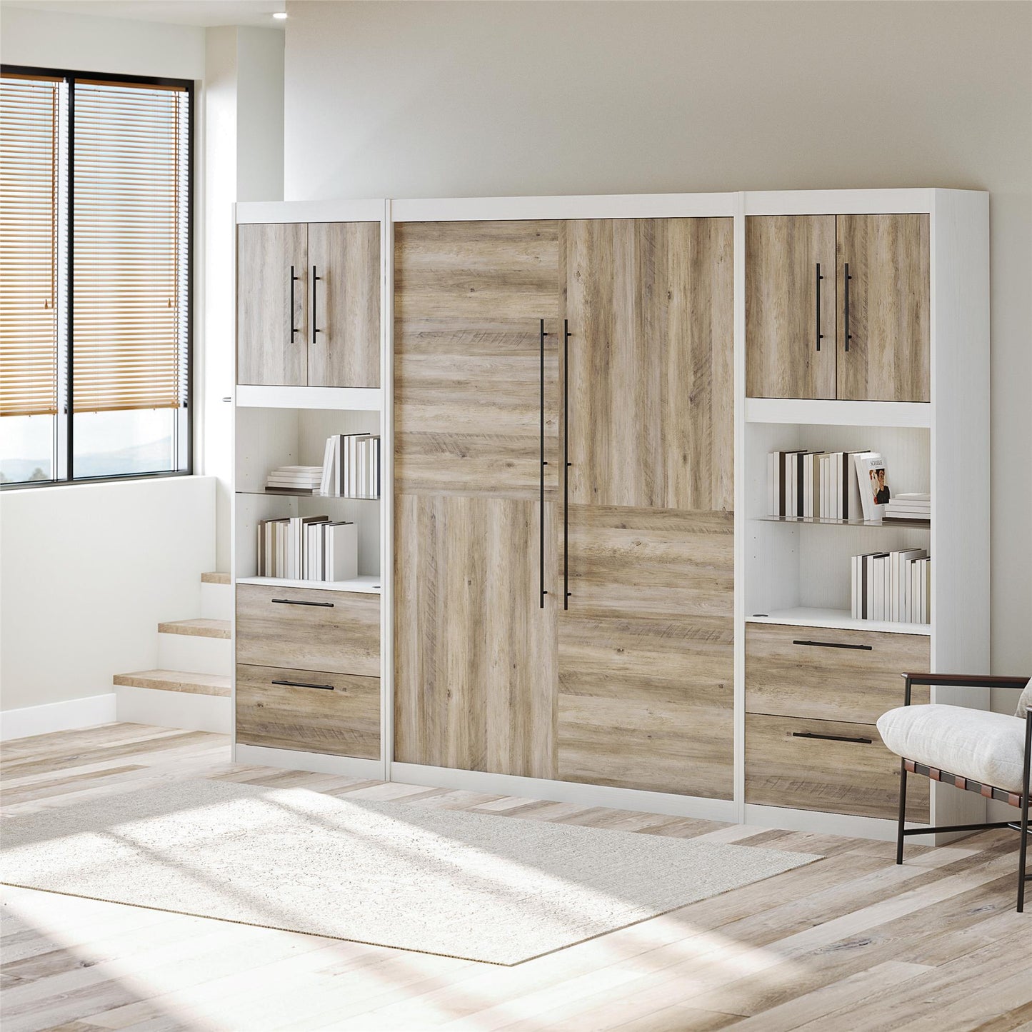Single Side Cabinet Glass Shelf LED Lighting - Ironwood