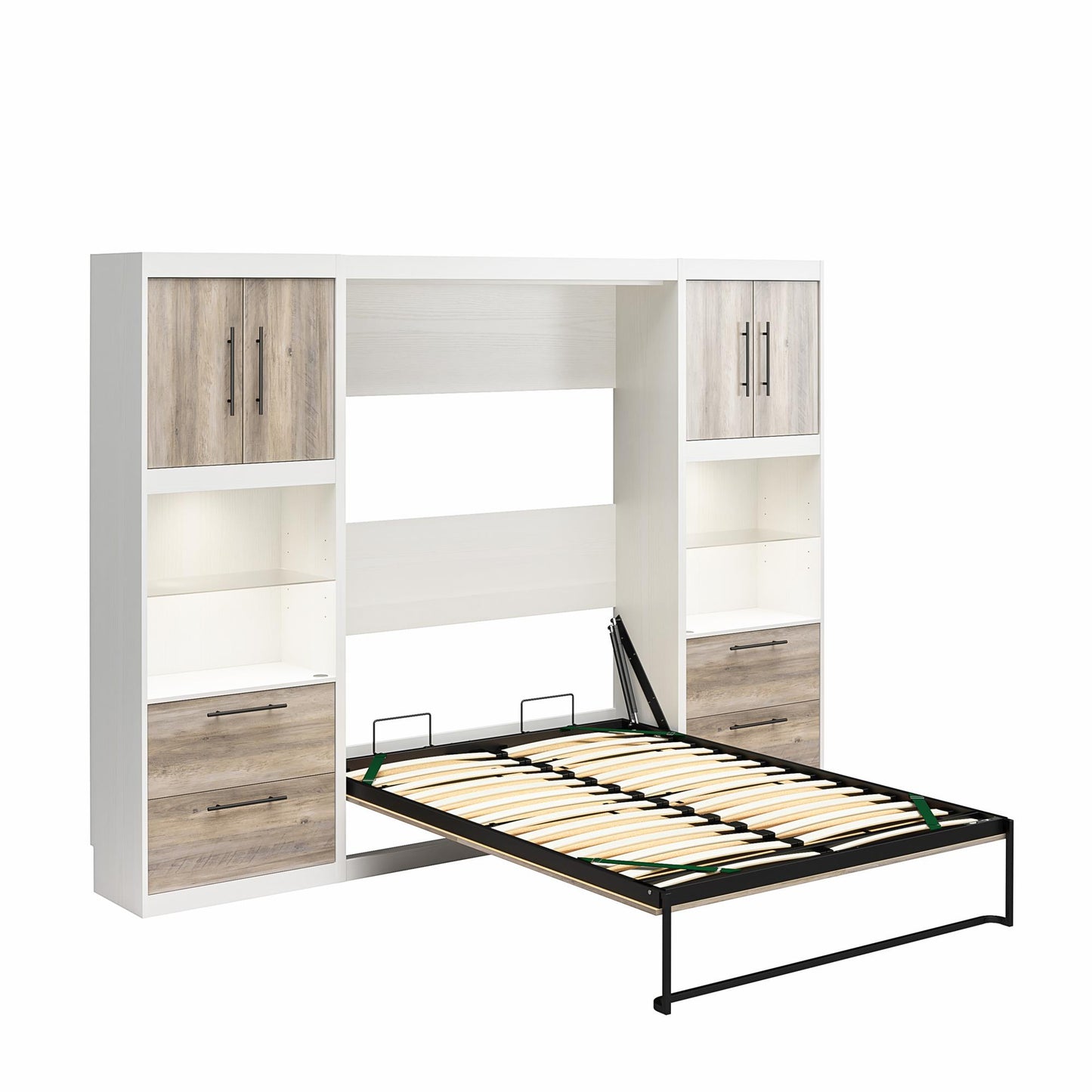 Single Side Cabinet Glass Shelf LED Lighting - Ironwood