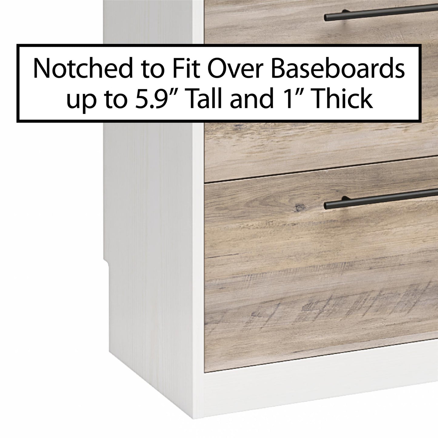 Single Side Cabinet Glass Shelf LED Lighting - Ironwood