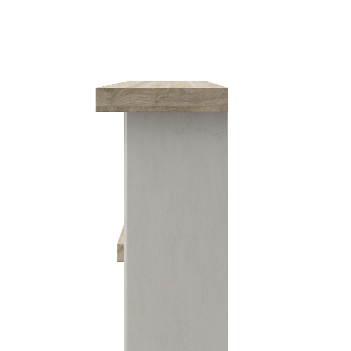 Winston Fireplace Mantel with Built-in Bookshelves - Plaster