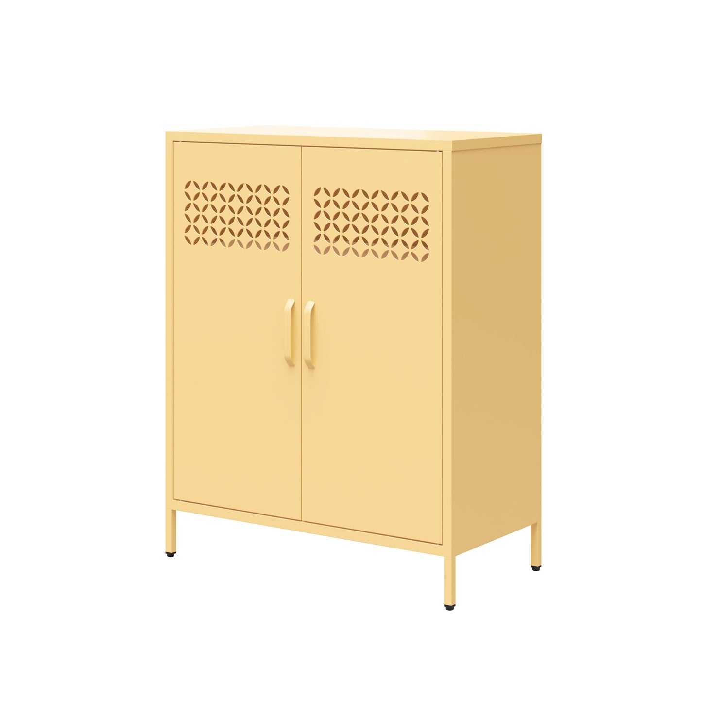 Annie Retro Short 2 Door Cabinet - N/A