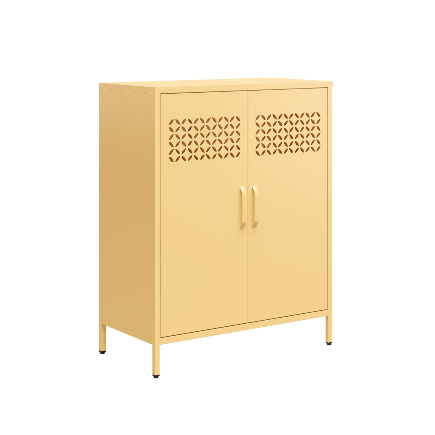 Annie Retro Short 2 Door Cabinet - N/A