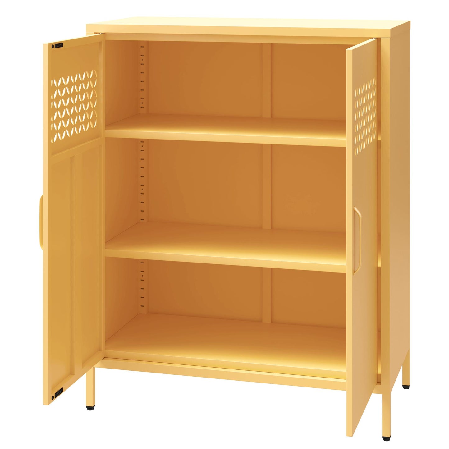 Annie Retro Short 2 Door Cabinet - N/A